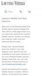 Mobile Screenshot of marketplace.masslawyersweekly.com